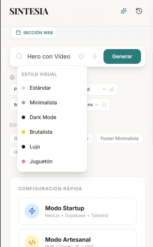 Explorador de Ideas - Pantalla 3