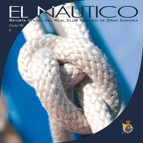 Portada de la revista El Náutico diseñada por Jorge Planas